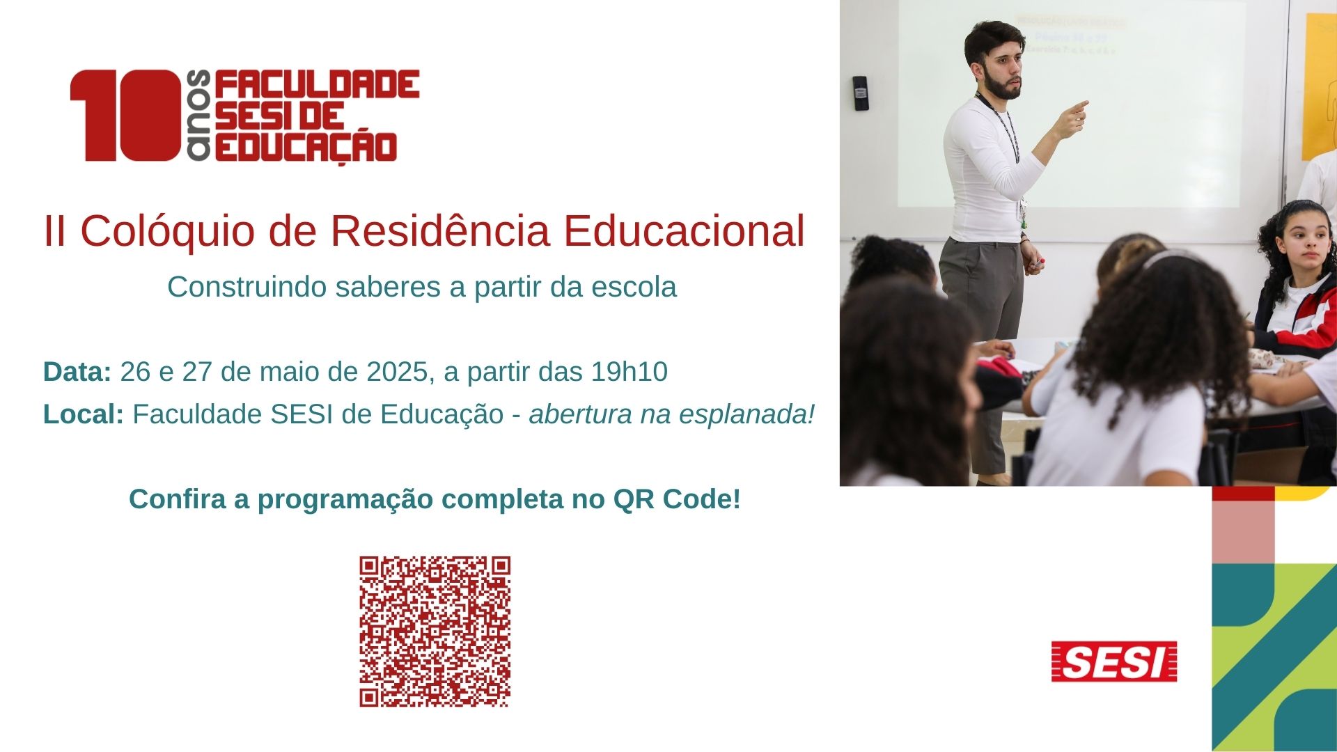 II Colóquio da Residência Educacional – Construindo saberes a partir da escola