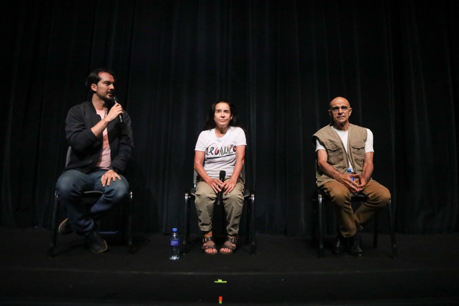 Levi Corrêa, Lucélia Santos e João João Signorelli. Foto: Karim Kahn/SESI-SP